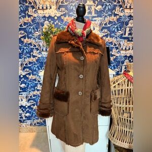 MCM Shearling Vintage 1990’s-2000’s Brown